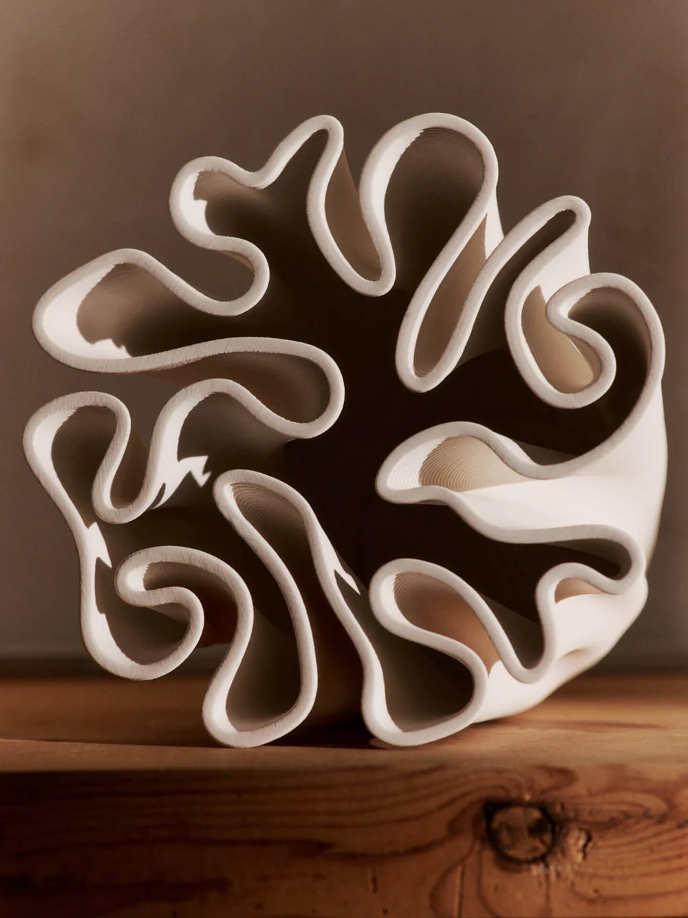 Dedali vase - H18 - off white