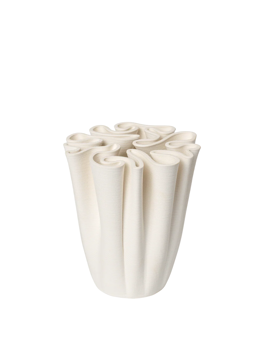 Dedali vase - H18 - off white