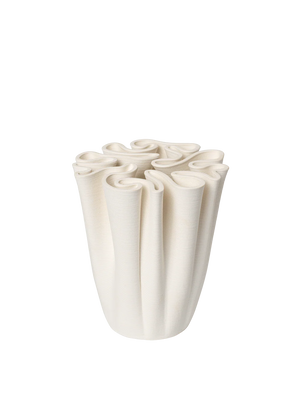 Dedali vase - H18 - off white