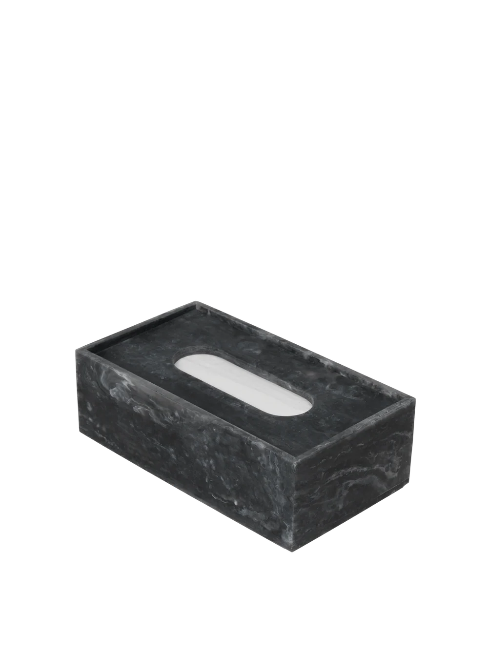 Mist tissue box - charcoal