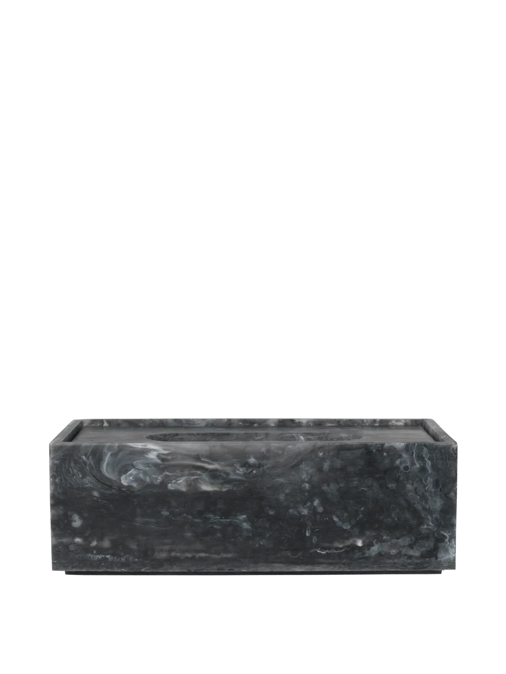 Mist tissue box - charcoal