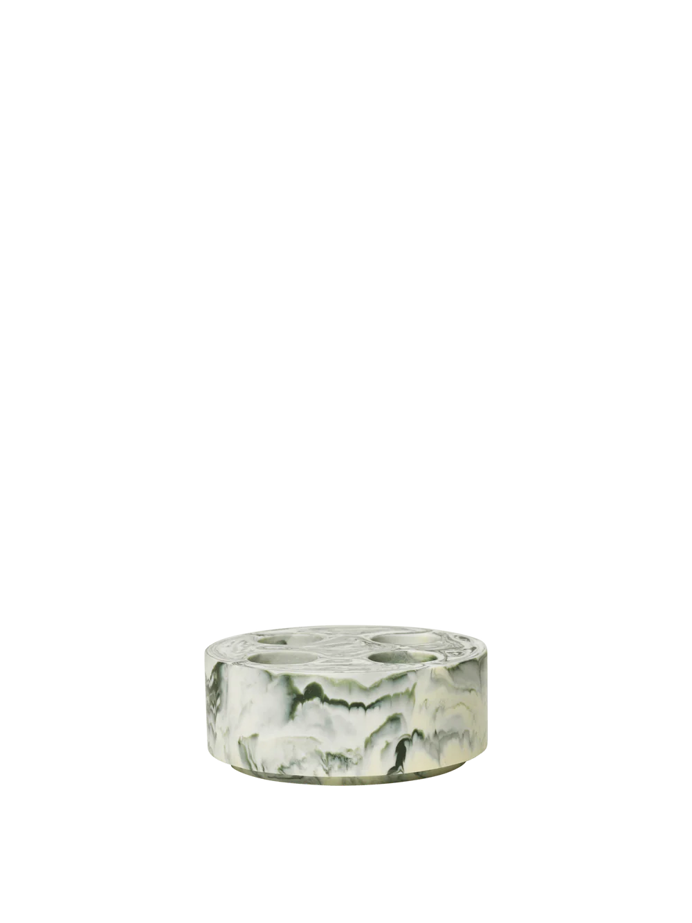 Mist toothbrush holder multi- emerald off white