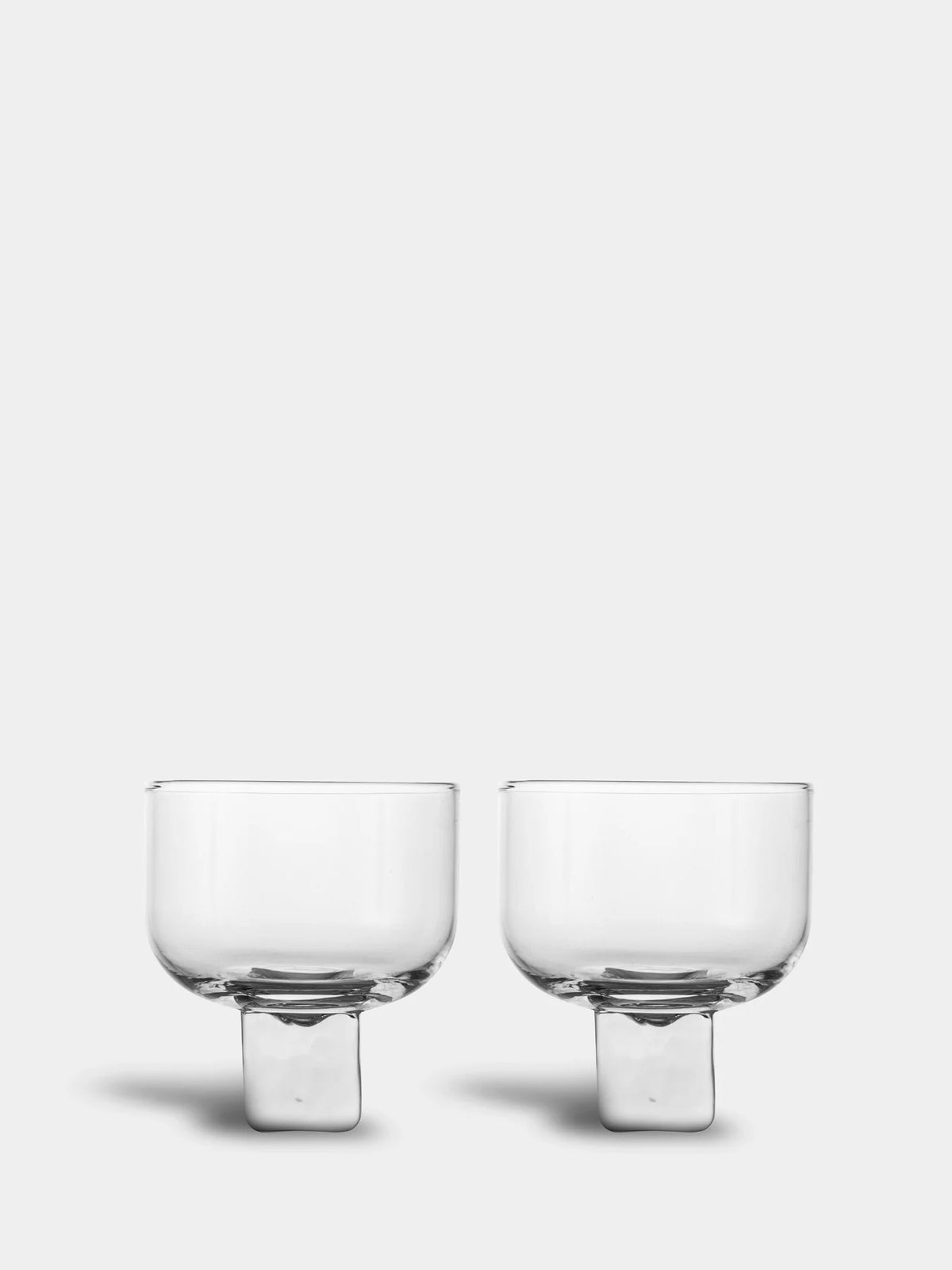 Victoria Glass 2 Piece Set - Clear