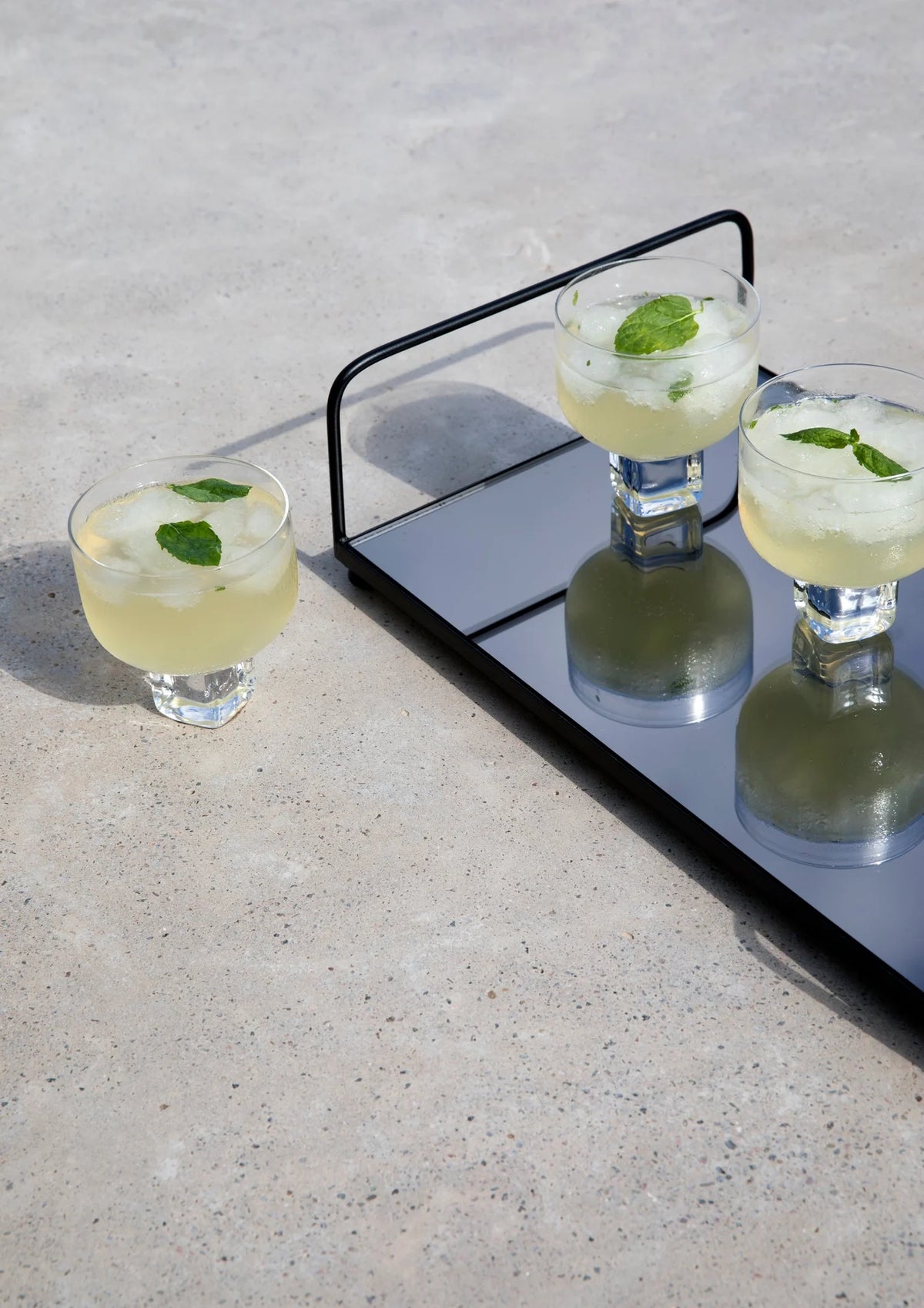 Victoria Glass 2 Piece Set - Clear