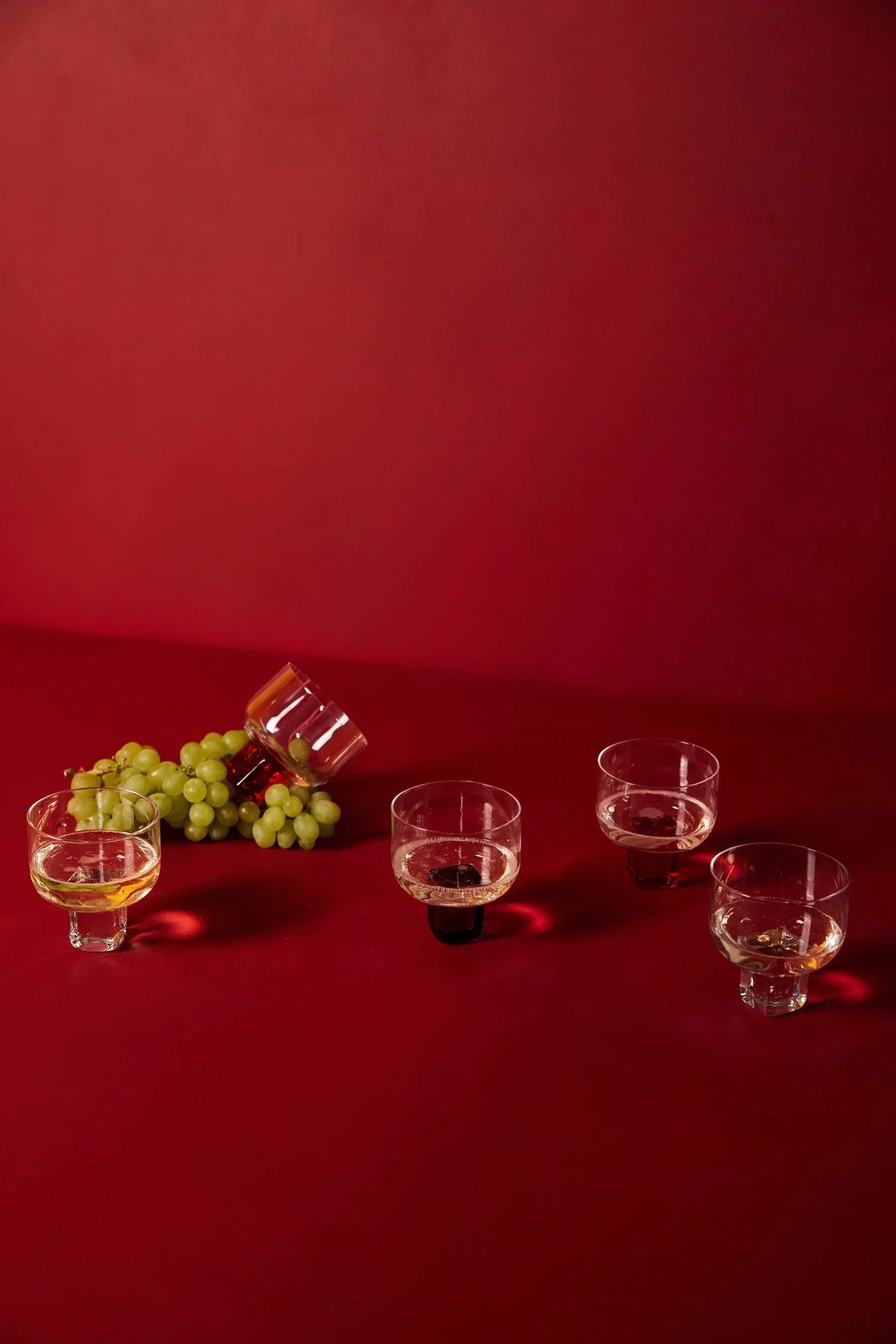 Victoria Glass 2 Piece Set - Clear