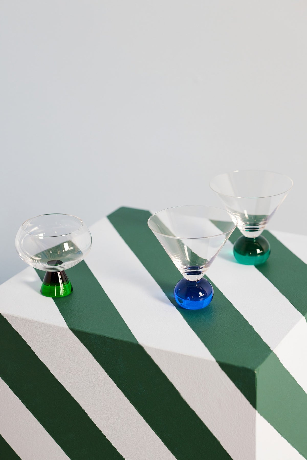 Indy Glass 2 Piece Set - Clear