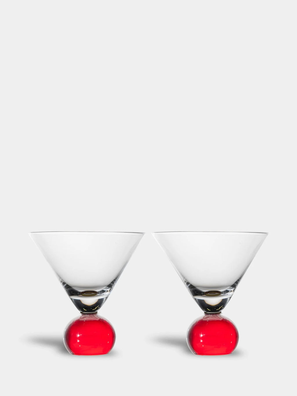 Glass Spice 2 pcs set - Red