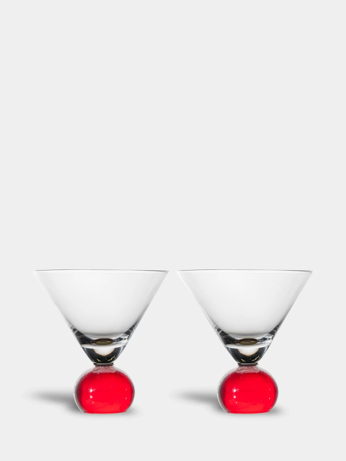 Glass Spice 2 pcs set - Red