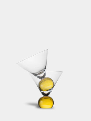 Glass Spice 2 pcs set - Yellow