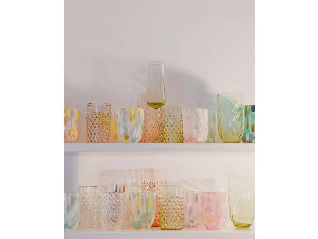 Hobnail Glass - Citron