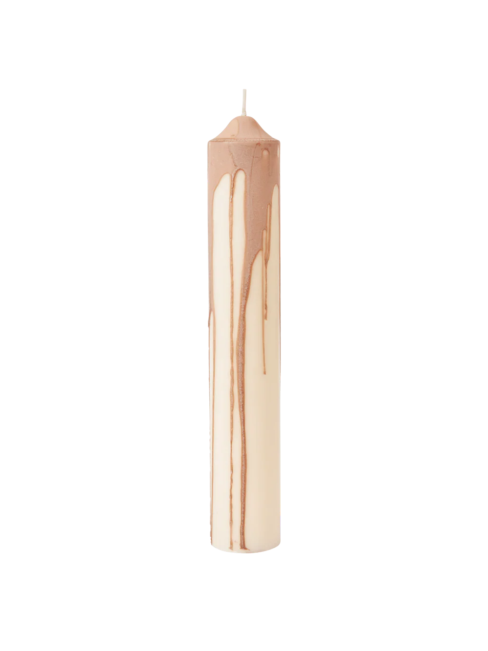 Dryp Pillar Candle - Large Beige