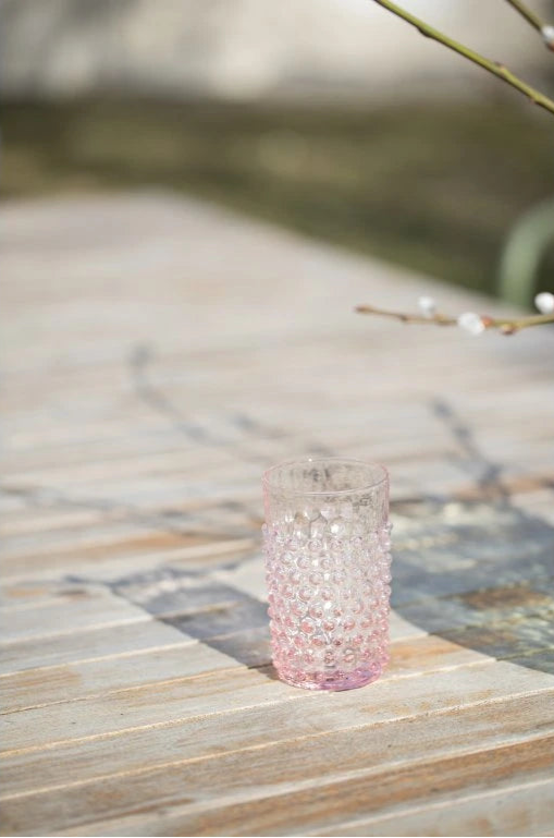 Hobnail Glass - Lavander