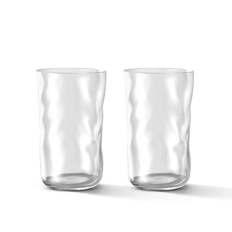 Swirl longdrink Glasses - Set of 2 - Wave