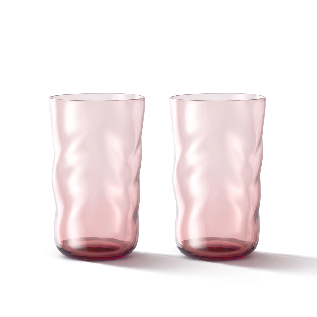 Swirl longdrink Glasses - Set of 2 - Silt