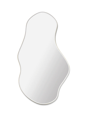 Pond mirror large - brass