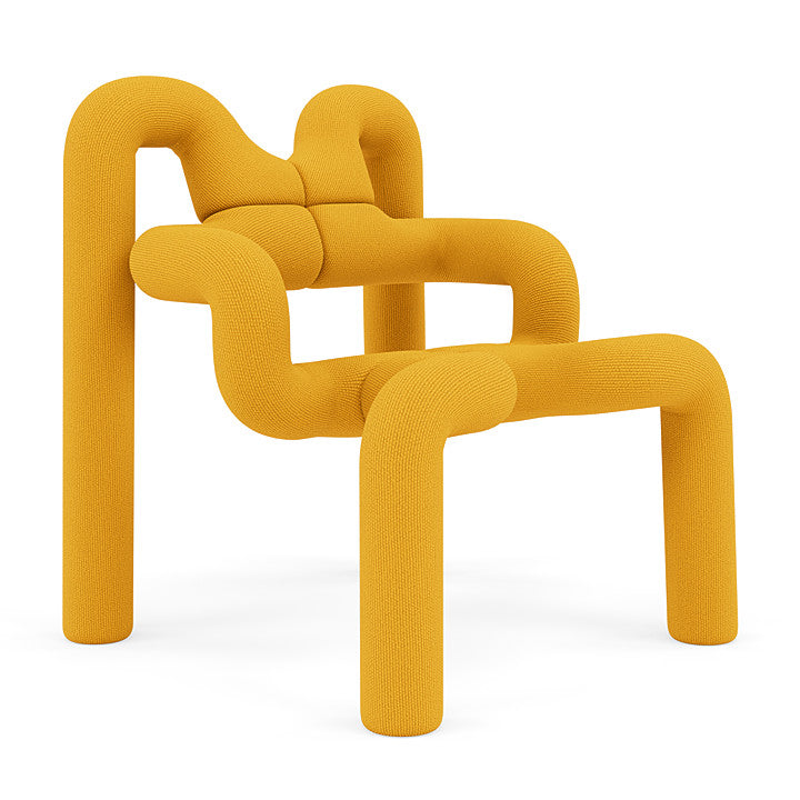 Ekstrem Chair In Knit - Sulphur