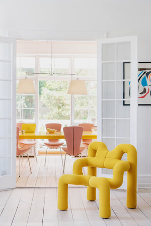 Ekstrem Chair In Knit - Sulphur