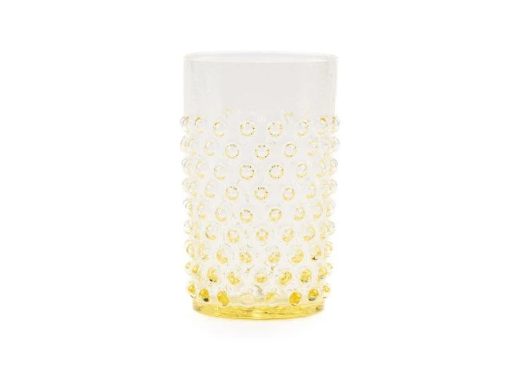 Hobnail Glass - Citron