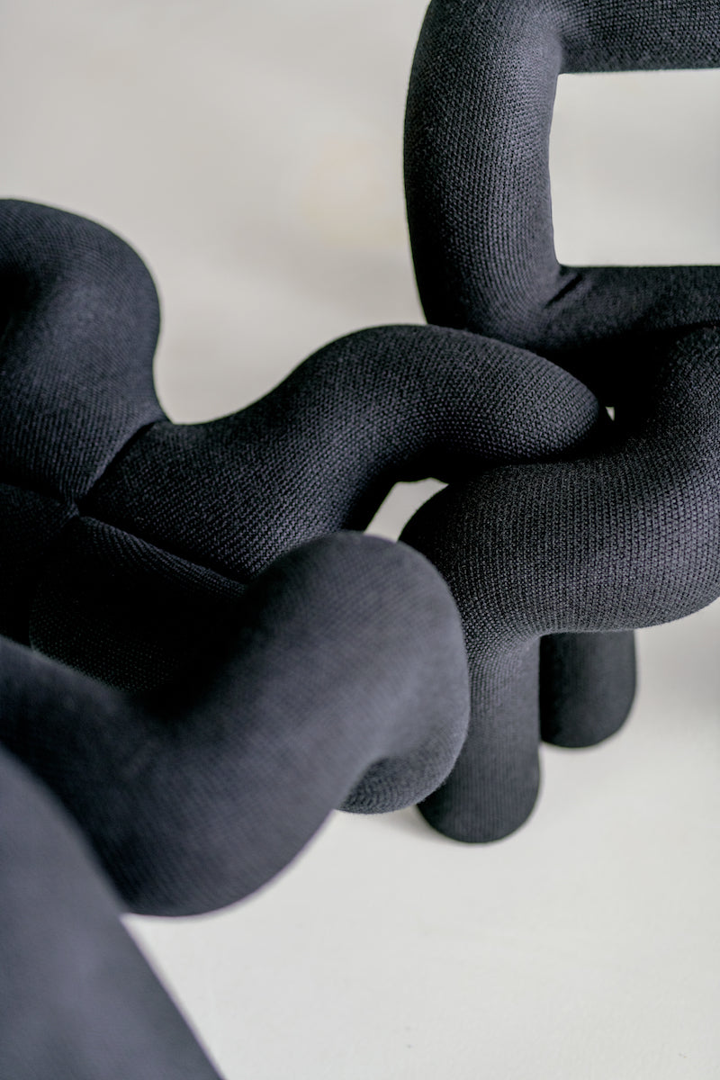 Ekstrem Chair In Knit - Black