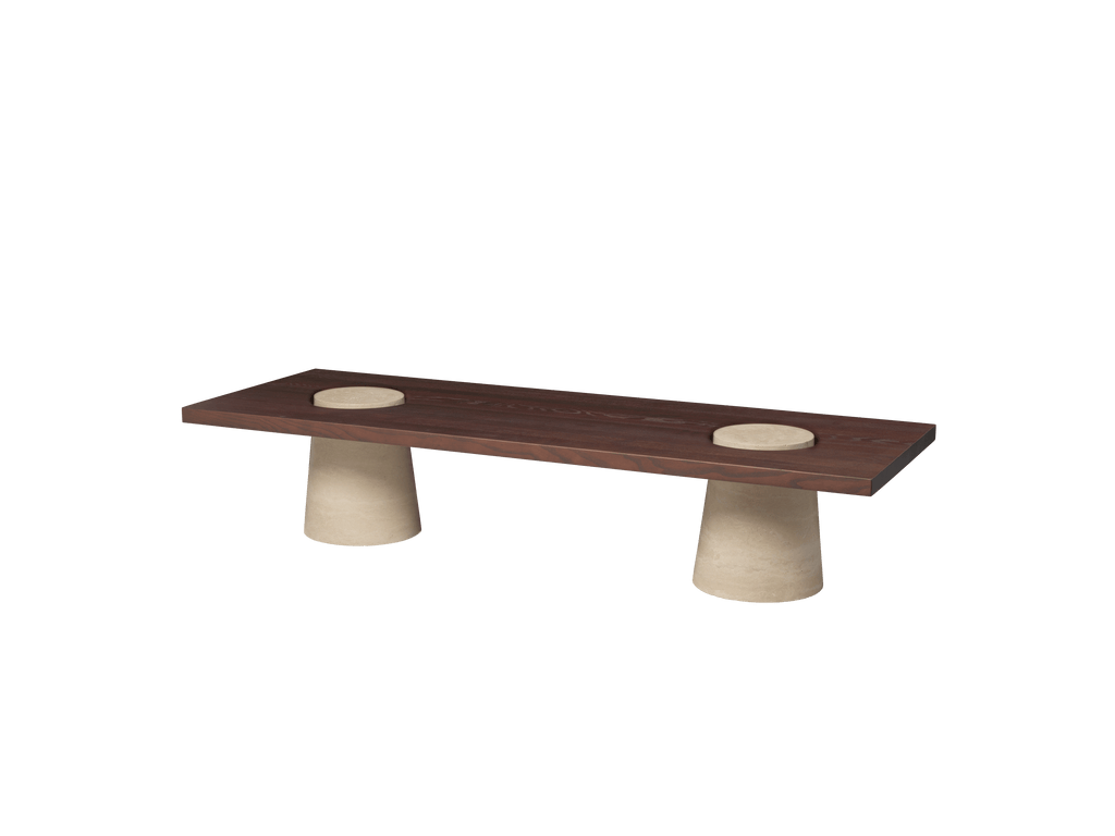 Grova Coffee Table - Travertine