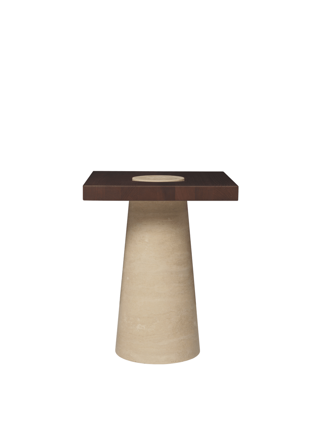 Grova Side Table - Travertine