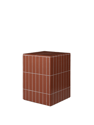 Pillar Side Table - Brown