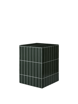 Pillar Side Table - Dark Green