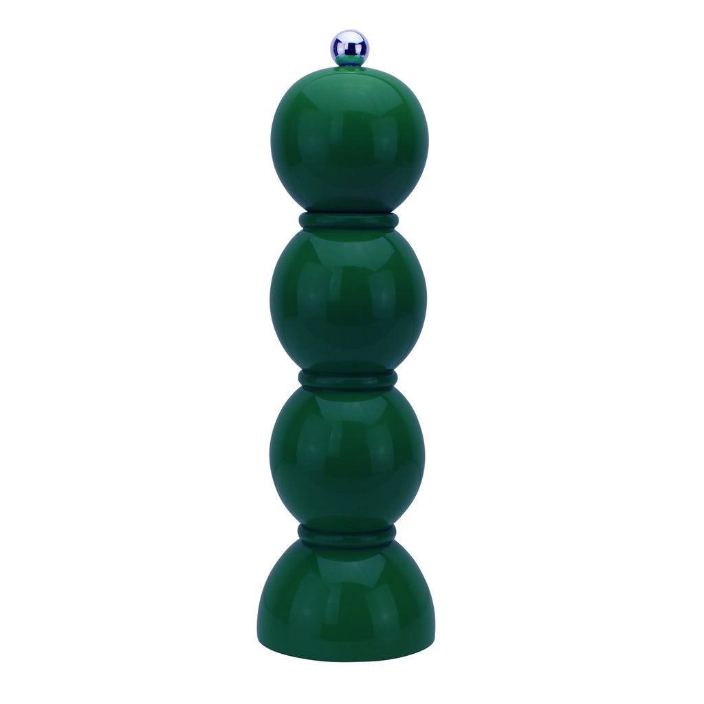 Racing Green Bobbin Lacquer Salt or Pepper Mill