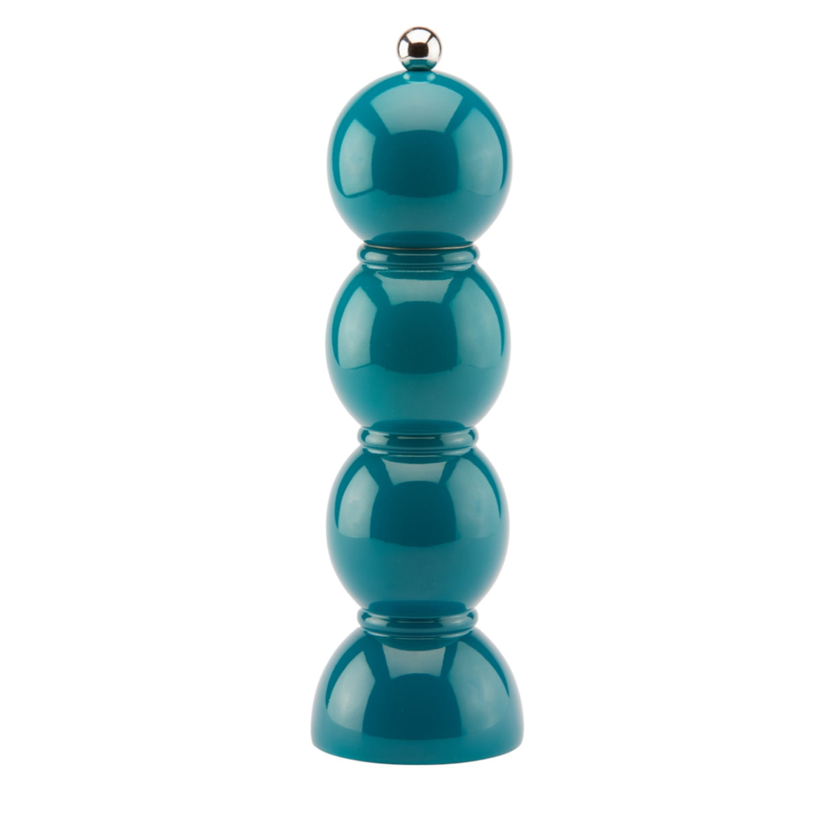 Teal Bobbin Lacquer Salt or Pepper Mill
