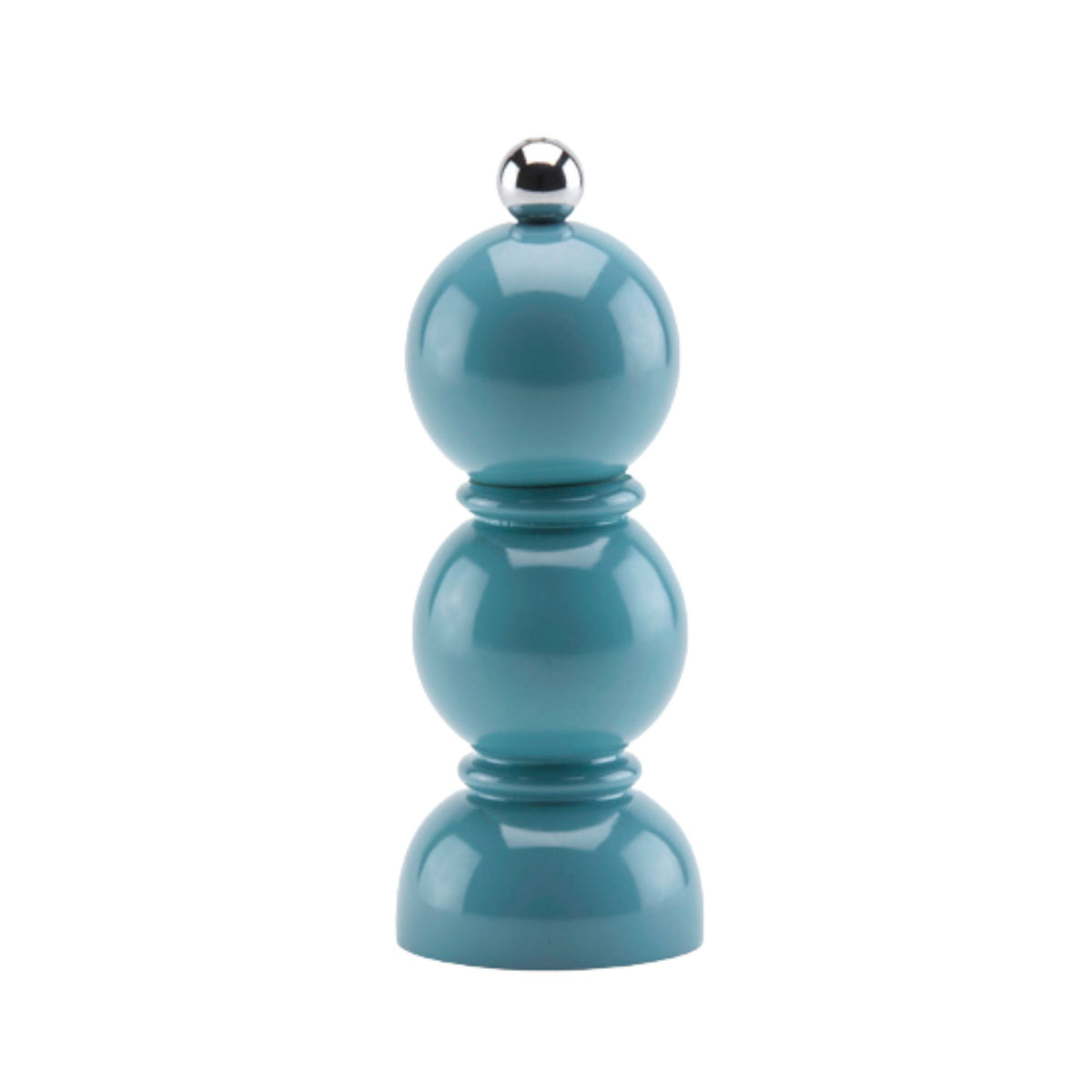 Chambray Blue Mini Bobbin Lacquer Salt or Pepper Mill