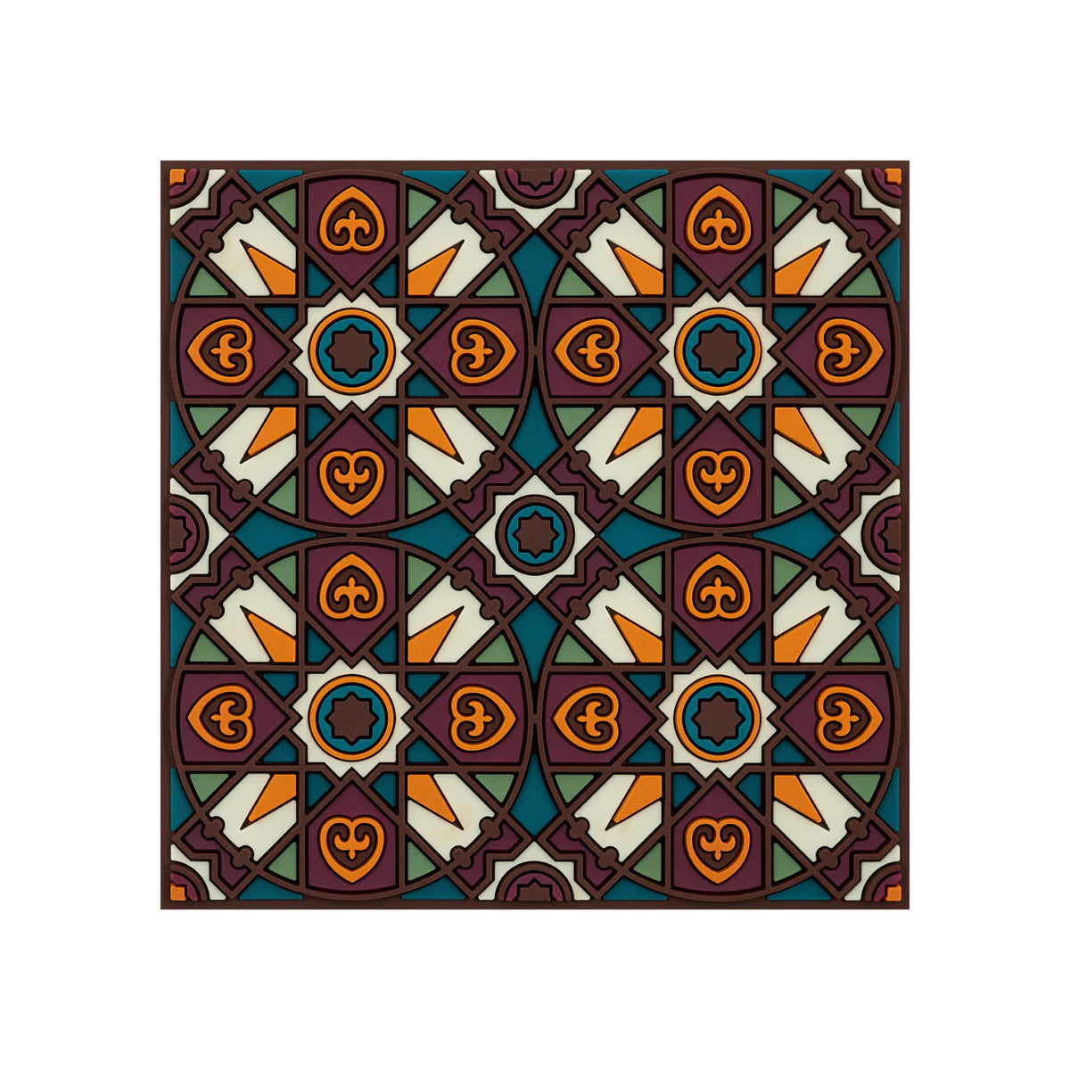 Coasters Mosaic, Kalea Orange (set of 6)