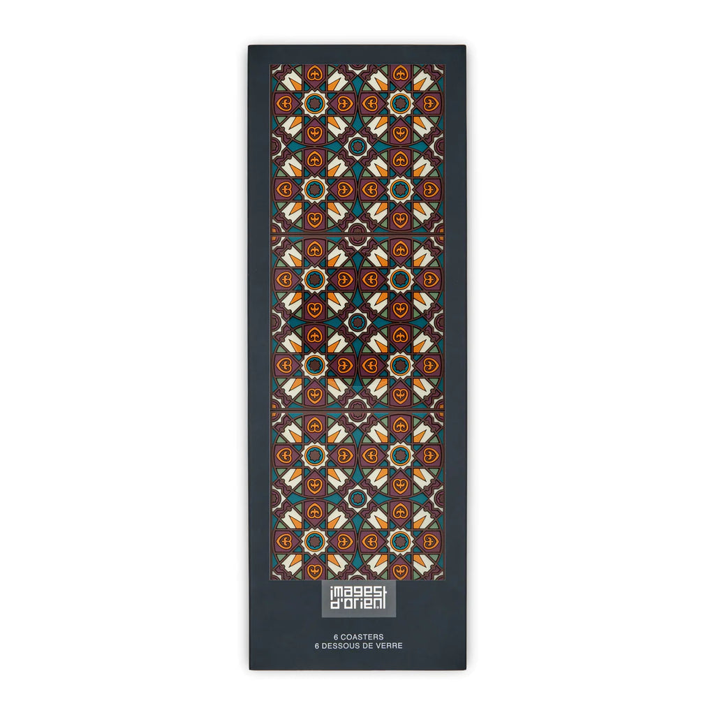 Coasters Mosaic, Kalea Orange (set of 6)