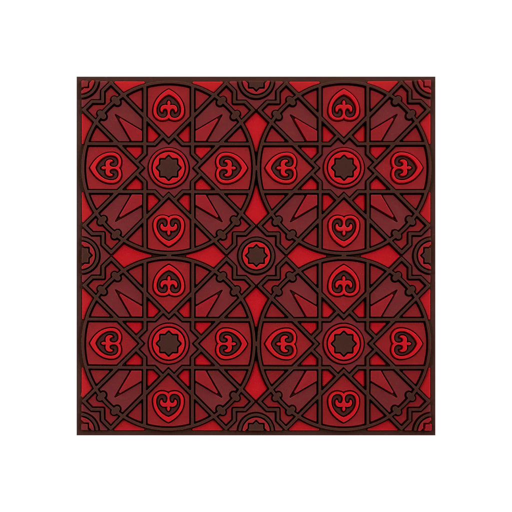 Sous-verres mosaïque, Kalea Rouge (lot de 6)