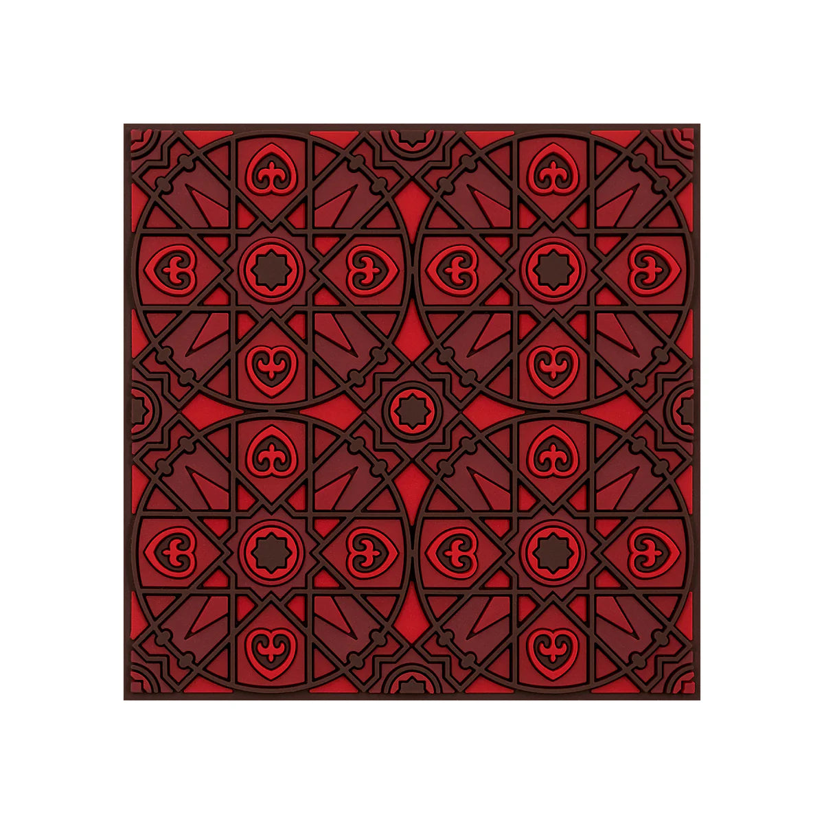 Sous-verres mosaïque, Kalea Rouge (lot de 6)