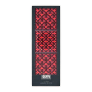 Coasters Mosaic, Najma Red (set of 6)