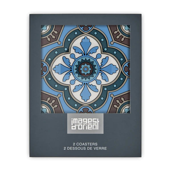 Sous-verre sejjadeh azur