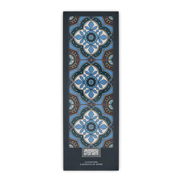 Sous-verre sejjadeh azur