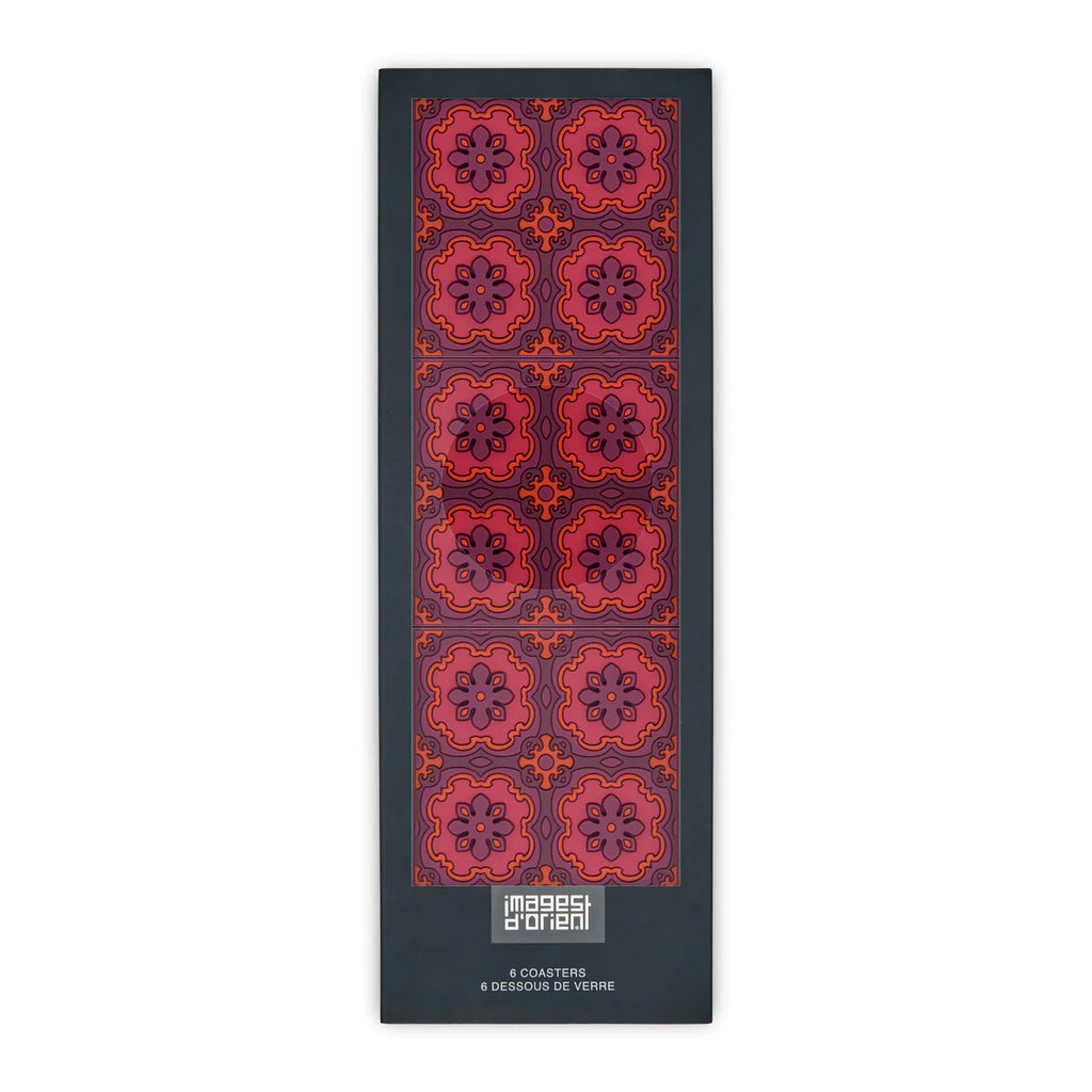 Sous-verres, Sejjadeh Ruby (lot de 6)
