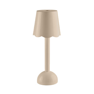 Cappuccino Scallop Rechargeable LED Lamp