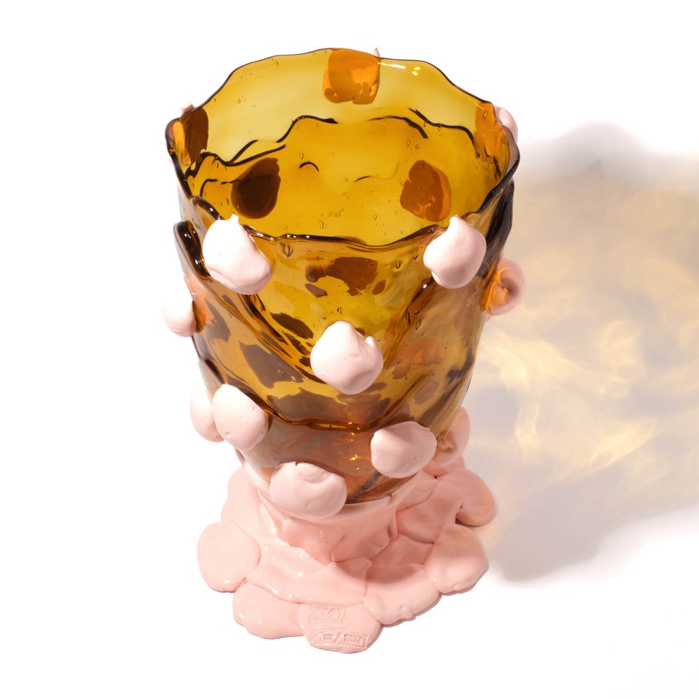 Nugget vase M - Amber Salmon