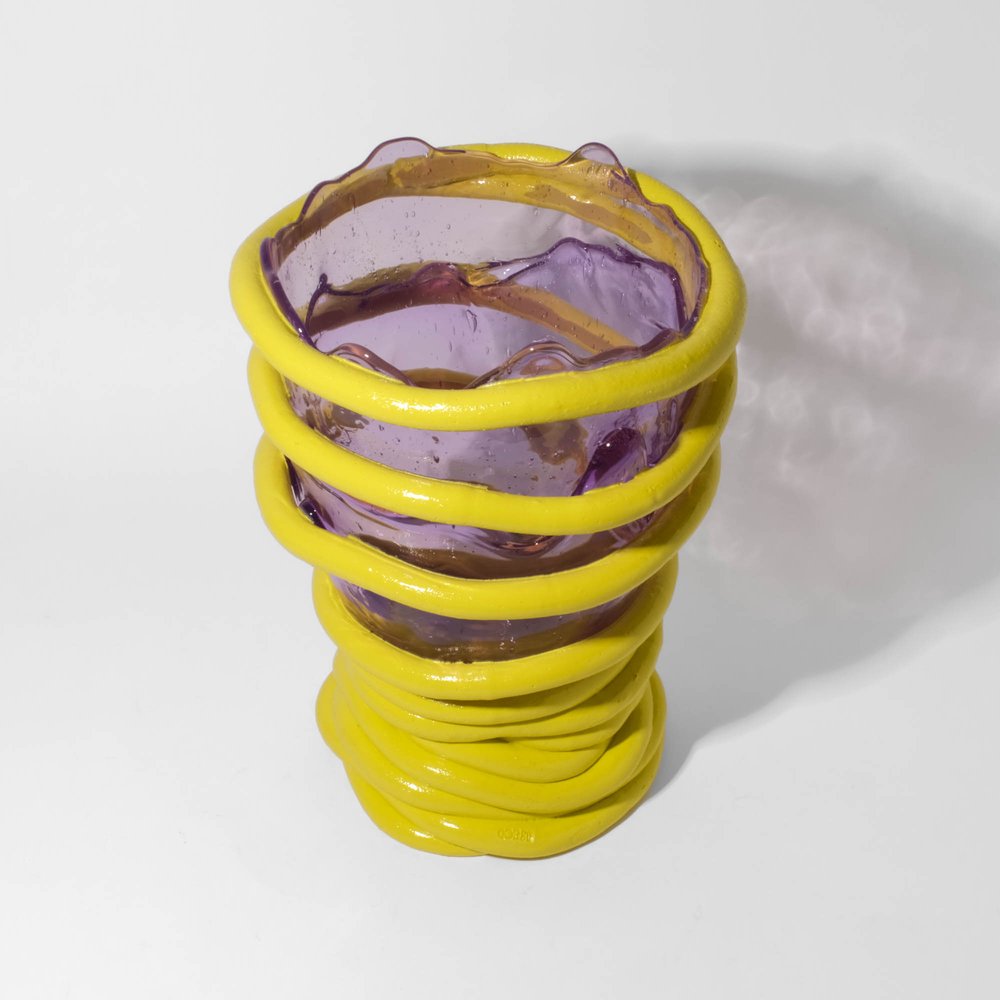 Pompitu vase I  L color  Lilac, Fluor, Yellow