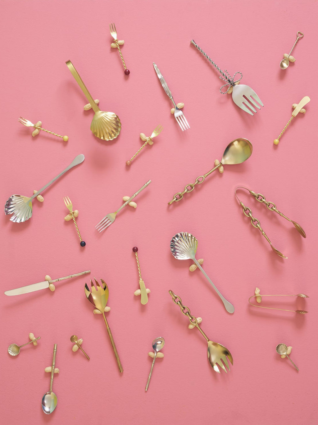 Heart set 4 coffee spoons