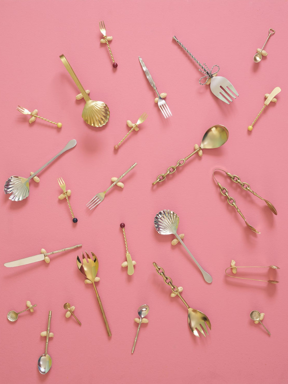 Heart set 4 coffee spoons