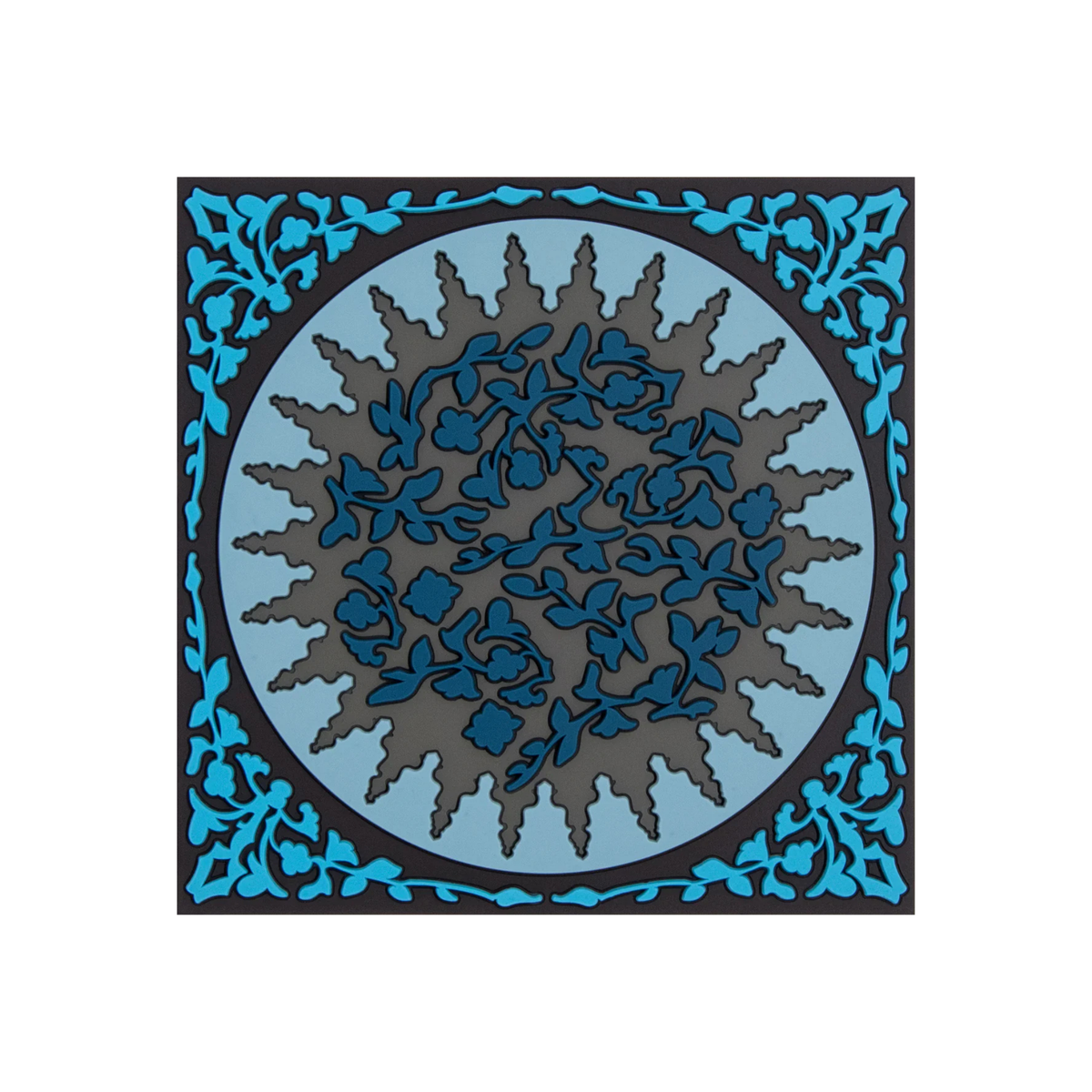 Trivet Mosaic Blue