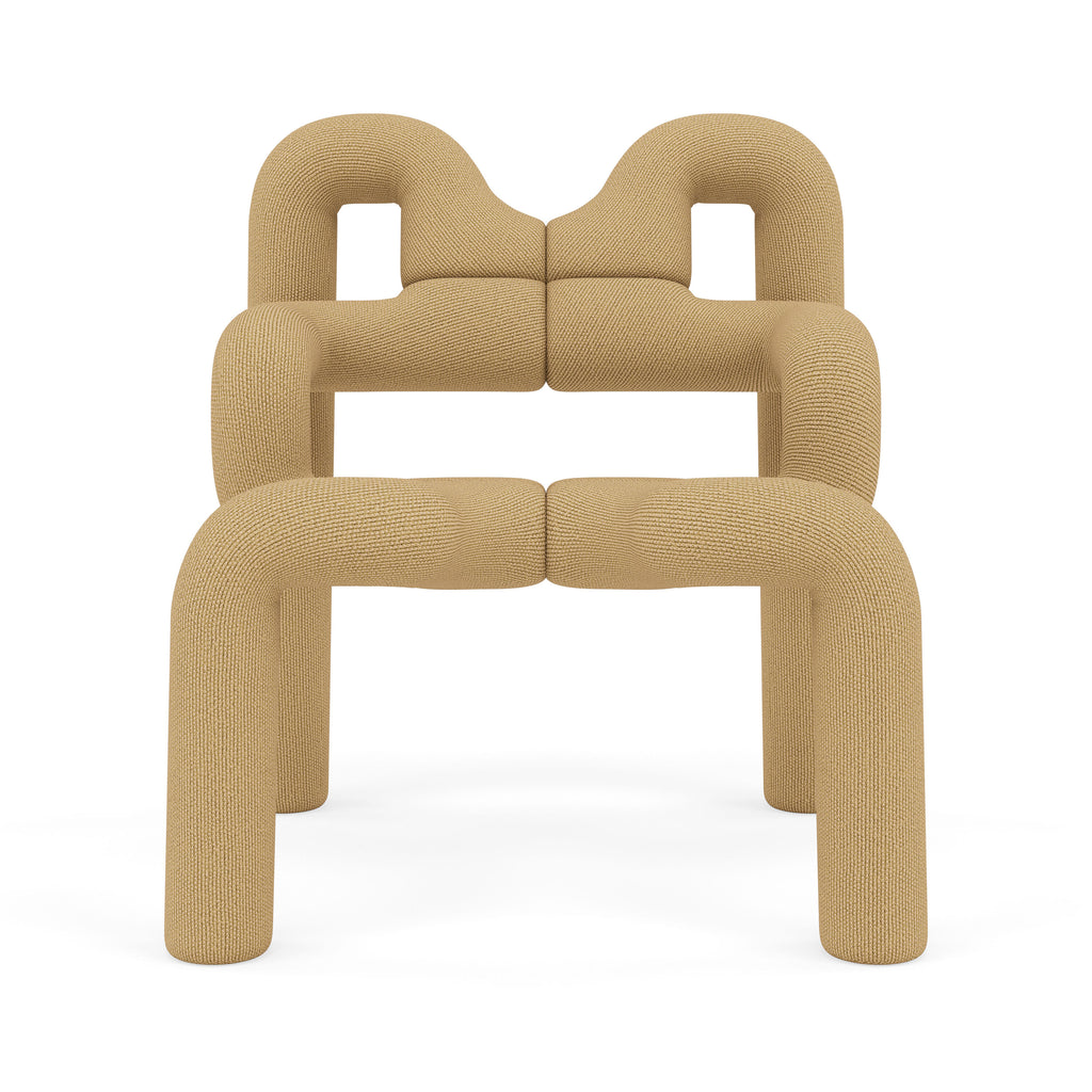Ekstrem Chair In Knit - Sand