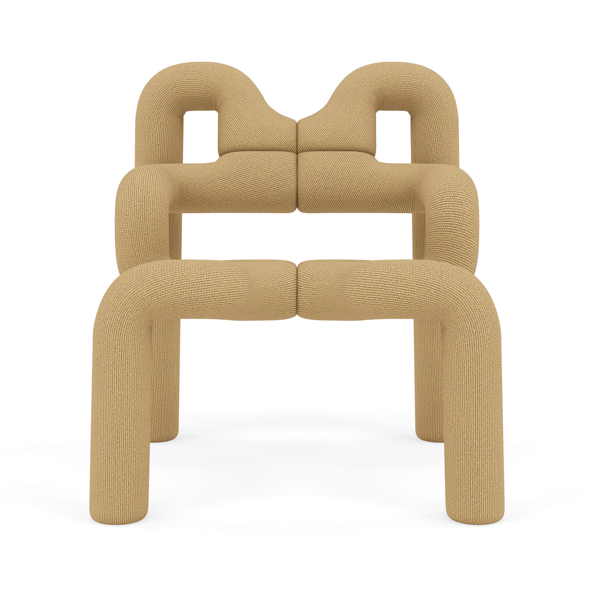 Ekstrem Chair In Knit - Sand