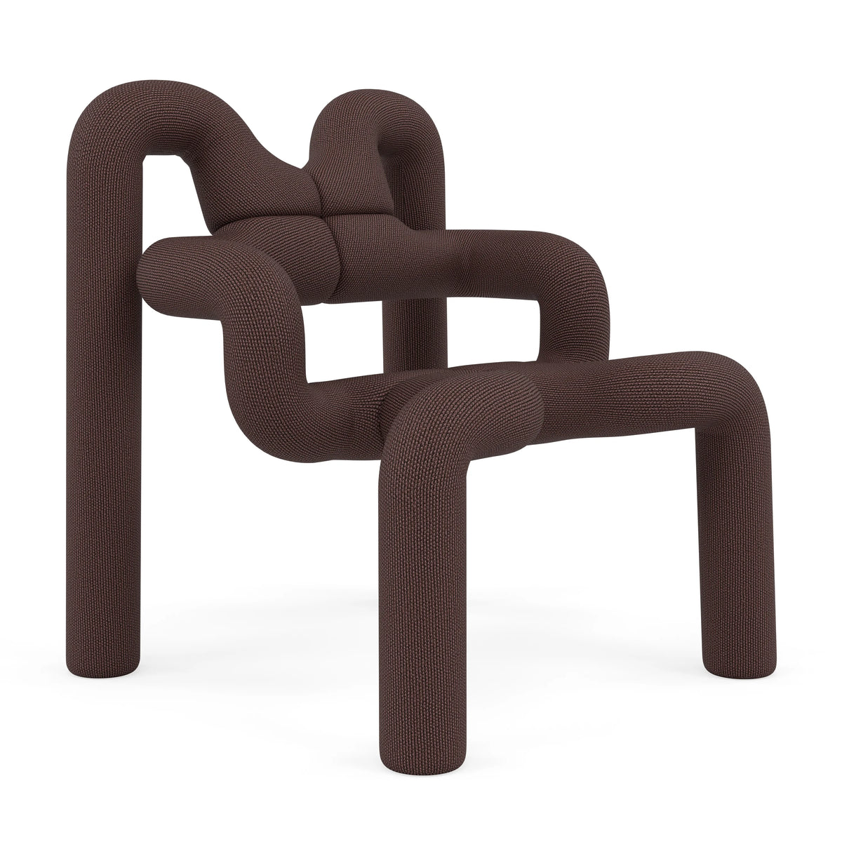 Ekstrem Chair In Knit - Umber