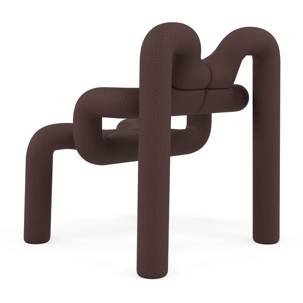 Ekstrem Chair In Knit - Umber