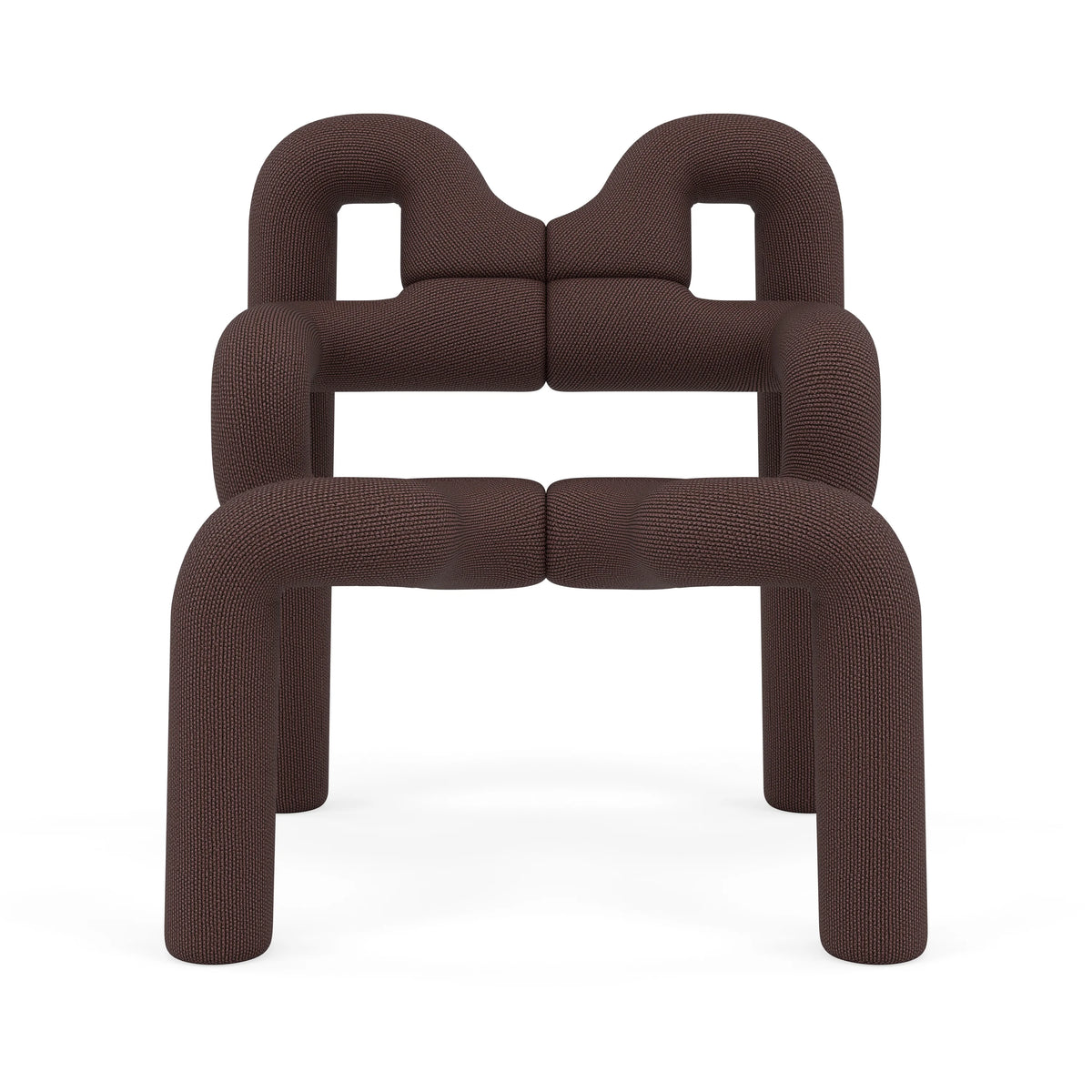 Ekstrem Chair In Knit - Umber