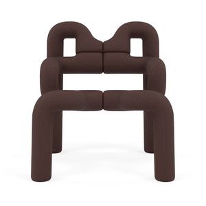 Ekstrem Chair In Knit - Umber